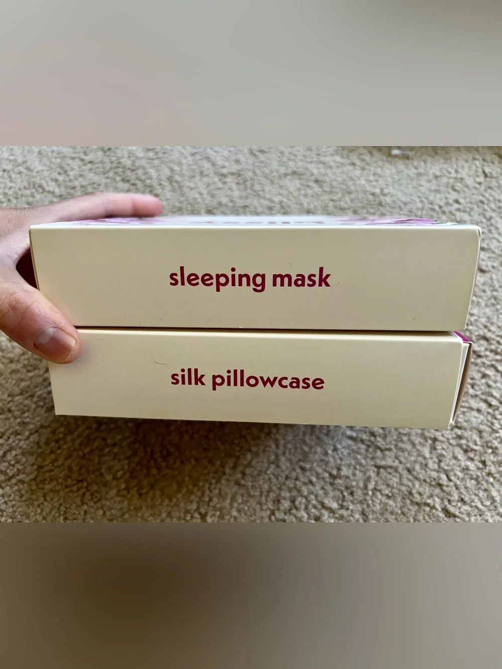 Blissy Limited Edition Zodiac Floral Silk Sleep Mask and Pillowcase Bundle - NWT